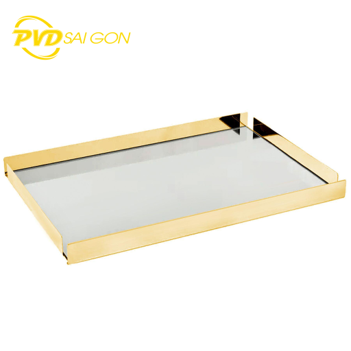 Khay Bar inox mạ PVD cho quán cà phê – Giải pháp nâng tầm không gian pha chế chuyên nghiệp